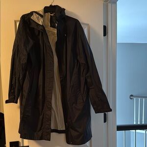 L.L. Bean Black Raincoat for Women